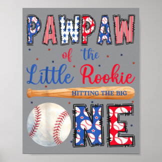 Pawpaw till den lilla rookie baseboll 1:a poster