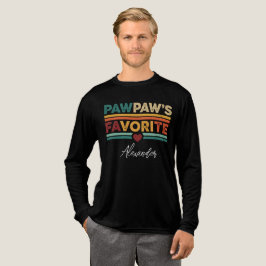 Pawpaw's Favorite Retro Simple Modern Script Name T Shirt