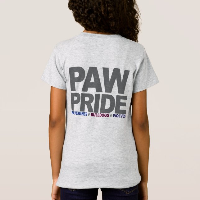 PawPride flickor Tee (Baksida)
