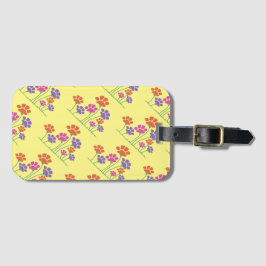 Pawprint-Blomsterträdgård Bagagebricka