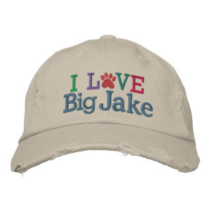 Pawprint Cap - Kärlek My Hund ! av SRF Broderad Keps