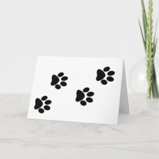 Pawprint Card Kort