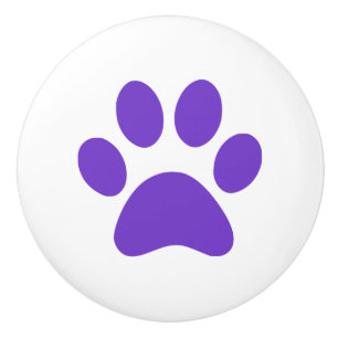 Pawprint för lilatasstryck knopp