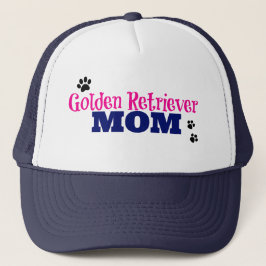 Pawprint Golden Retriever Mamma Truckerkeps