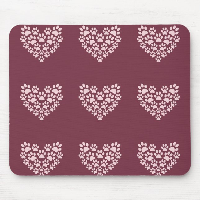 Pawprint Heart Musmatta (Framsidan)
