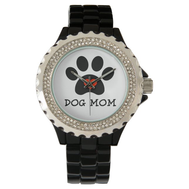 Pawprint Hund Mamma Armbandsur (Framsida)