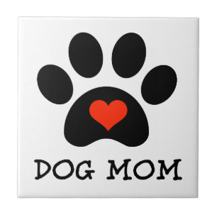 Pawprint hundmamma kakelplatta