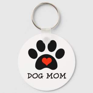 Pawprint hundmamma nyckelring