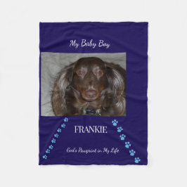 Pawprint Path Keepsake Fleecefilt