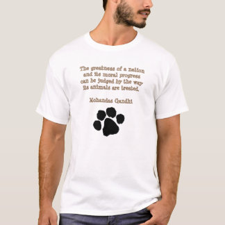 PawPrintGhandi T-shirt