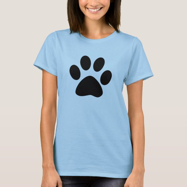 pawprintutslagsplats t-shirt (Framsida)