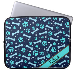 Paws and Bones Electronics Bag Laptop Fodral