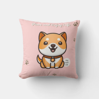 Paws and Enjoy Life Shiba Pillow Kudde