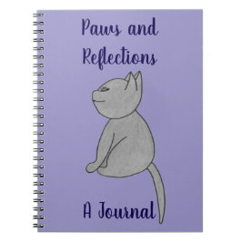 Paws and Reflections Journal Notebook Anteckningsbok