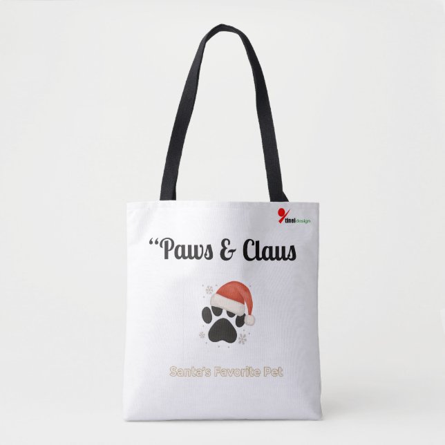 Paws & Claus – Santa’s Favorite Pet Tygkasse (Framsida)