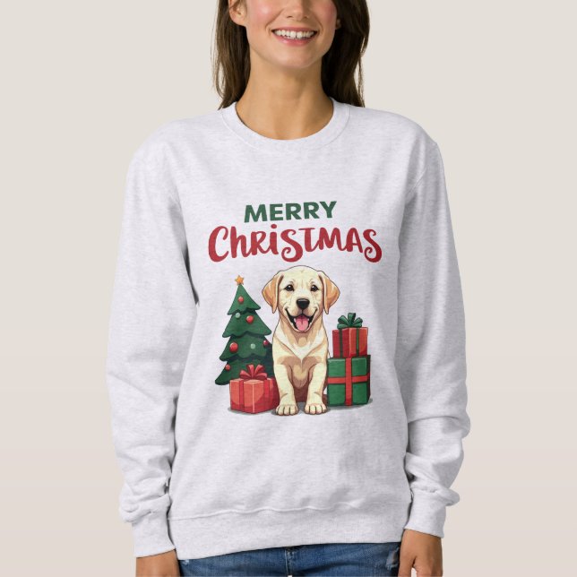 Paws-itively Festive T Shirt (Framsida)