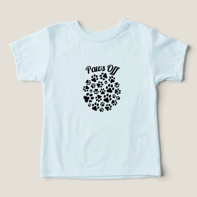 Paws Off Cat T-Shirt – Sassy Cat Attitude Tee (Design Framsida)