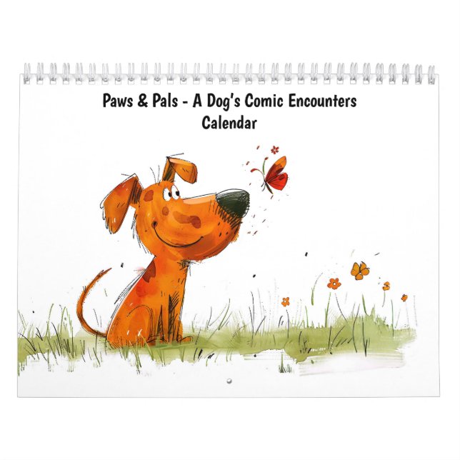 Paws & Pals – En series hunden komiska möten Kalender (Omslag)