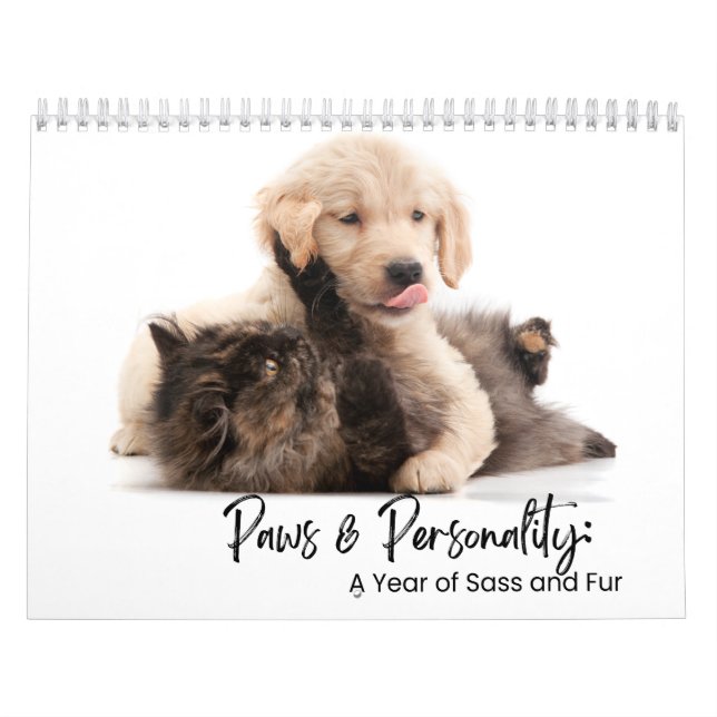 Paws & Personality: A Year of Sass and Fur Kalender (Omslag)