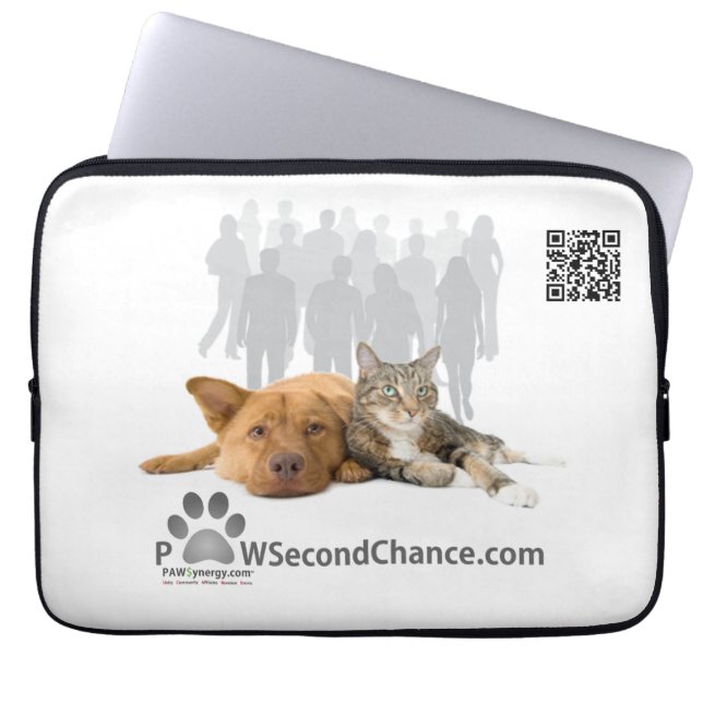 PAWSecondChance - Laptop sleeve 13 tum (Framsidan)