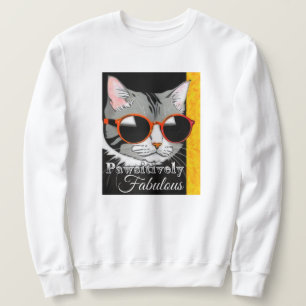 Pawsitive Fabulous Cat Lång Ärmad Tröja