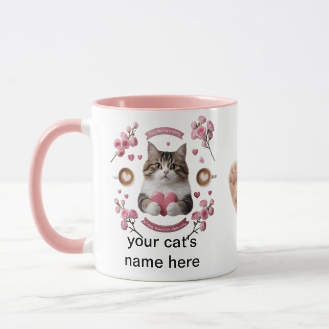 Pawsitive Morgon - Kat & Ro Combo Mugg (Vänster)