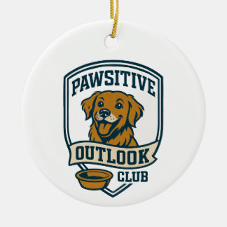 Pawsitive Outlook Klubb-julprydnad Julgransprydnad Keramik
