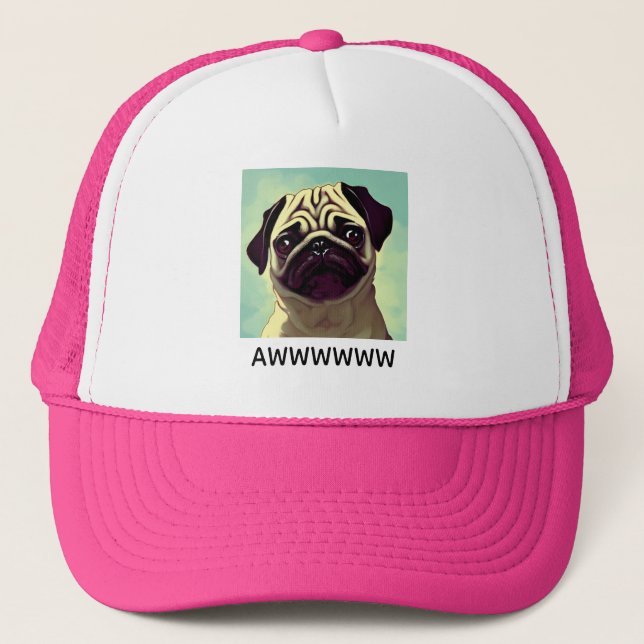 Pawsitive Pug-ärade Hund Art. Keps (Framsida)