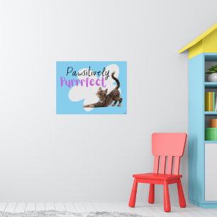 Pawsitive Purrect Poster