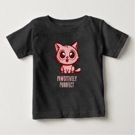 Pawsitive Purrect, vacker Manga Kitten T Shirt