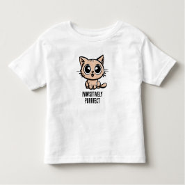 Pawsitive Purrect, vacker Manga Kitten T Shirt