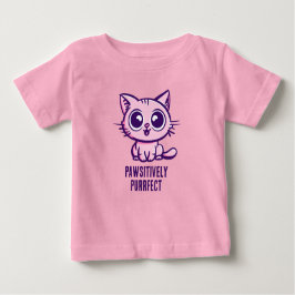 Pawsitive Purrect, vacker Manga Kitten T Shirt