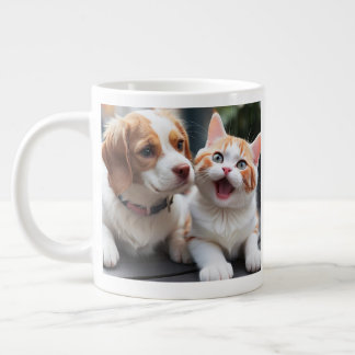 Pawsitive Purrfect Jumbo Pet Mugg Design.