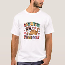 Pawsitive Vibes Only Cat Coola T-shirt