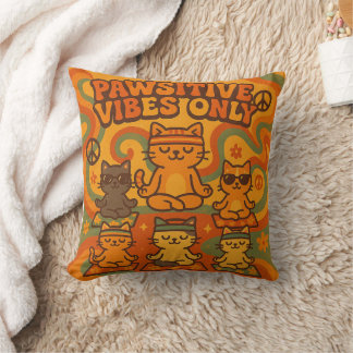 Pawsitive Vibes Only Kudde