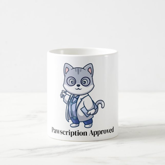 Pawsitively a Great Clinic Mug | Cute Vet Clinic  Kaffemugg (Center)