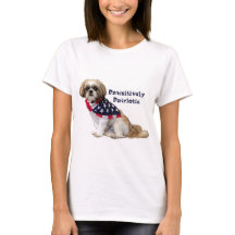 Pawsitively patriotiska Shih Tzu Lhasa Apso