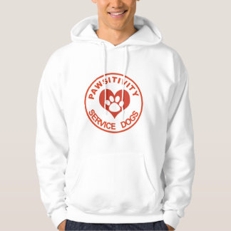 Pawsitivity Service Hundar Hoodie Sweatshirt