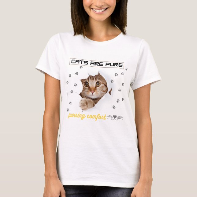 Pawsivt adjektiv: Välkomna charmen. T Shirt (Framsida)