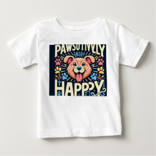 Pawsivt Lycklig T Shirt