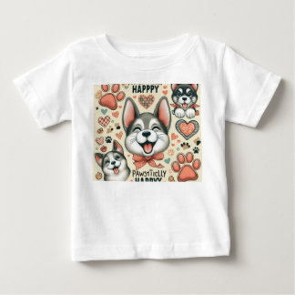 Pawsivt Lycklig T Shirt