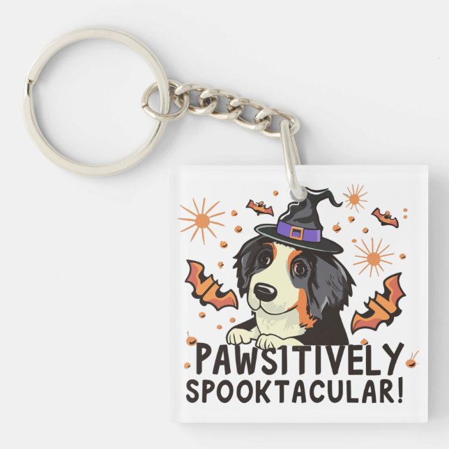 Pawsivt Spooktacular! - Halloween Bernese Hund (Framsidan)