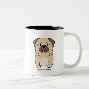 Pawsivt Superskoj! 🐶 😂 Två-Tonad Mugg