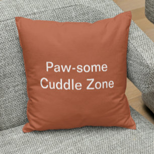 Pawsome Cuddle Zon Cute Cat Personlig Coffe Kudde