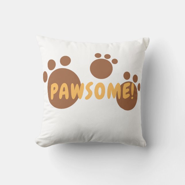 Pawsome for cat Lover Women Kudde (Framsida)