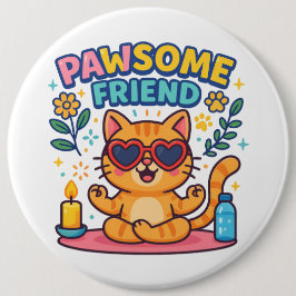Pawsome Friend Because Every Cat Deserves Love Knapp