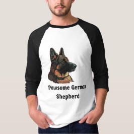 Pawsome German Shepherd T Shirt