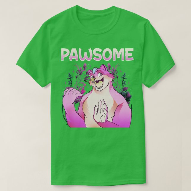 Pawsome I Fandom Cospaly 11 T Shirt (Design framsida)