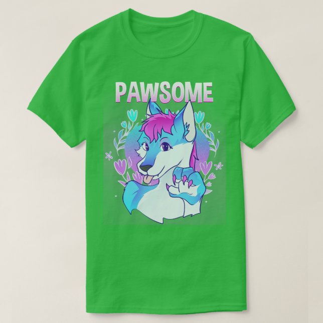 Pawsome I Fandom Cospaly 3 T Shirt (Design framsida)