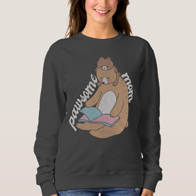 Pawsome Mamma T Shirt (Framsida)